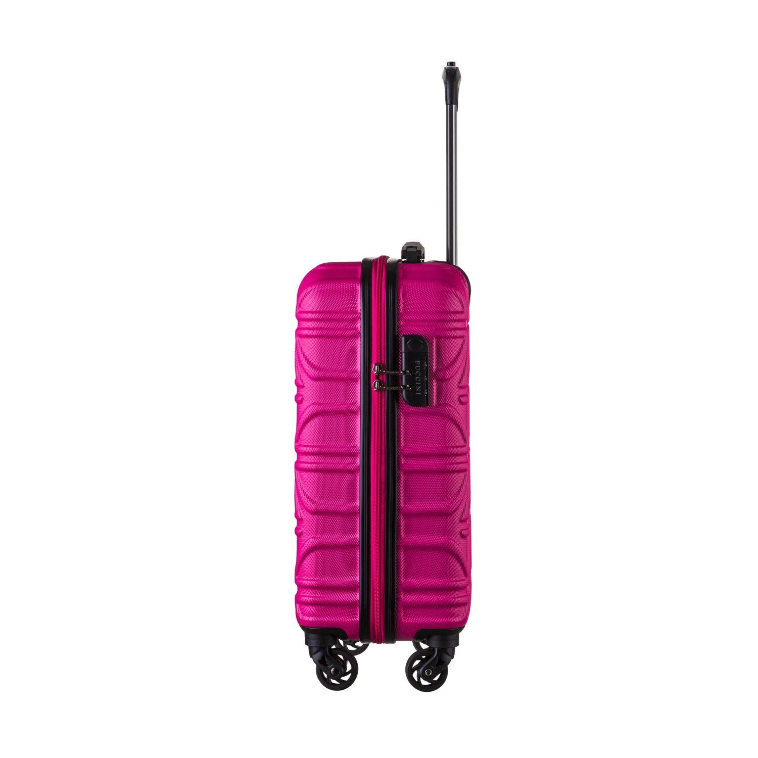 Troler Roz Troler de cabina Puccini California, ABS, roz, 54x34x20cm, 29l - eMAG.ro