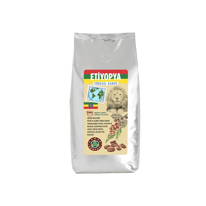 Cafea Boabe Etiopia - Kahve Dunyasi, 1kg
