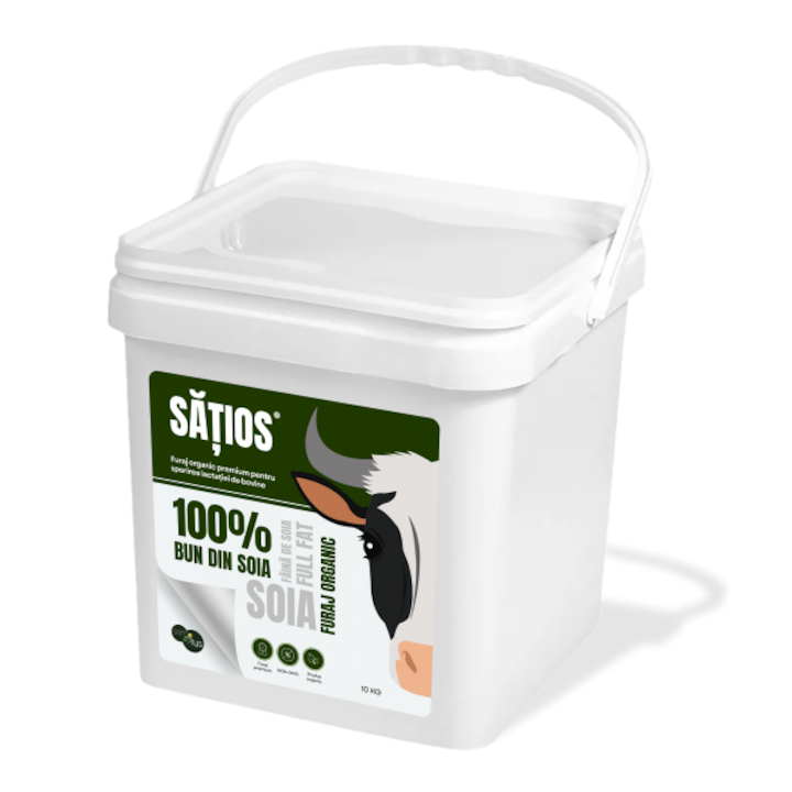 Satios, furaj organic premium pentru sporirea lactatiei la bovine, 10 kg