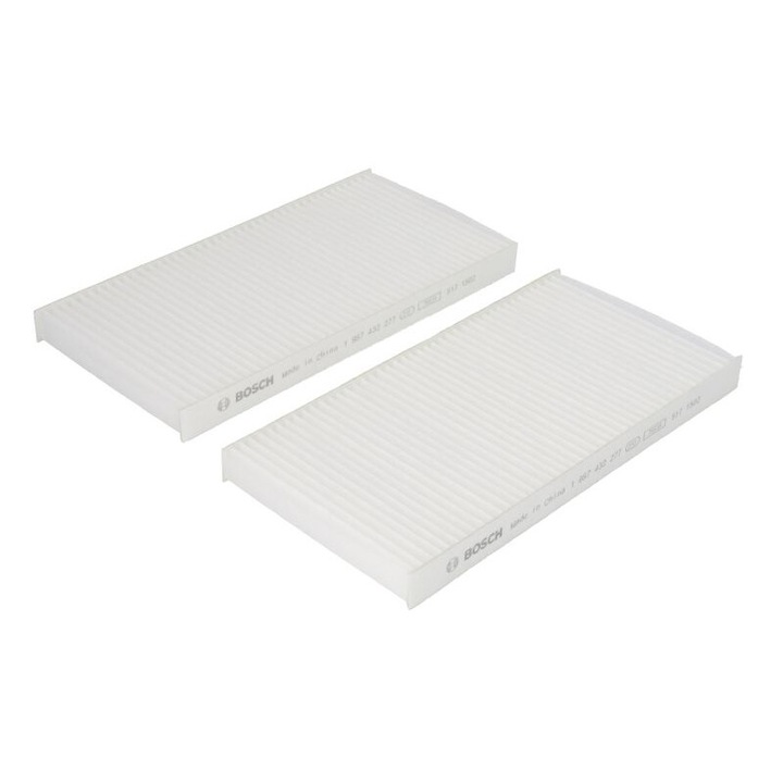 2 db kabinszűrő készlet BOSCH aktív szén kompatibilis Kia Sorento I, Sportage II