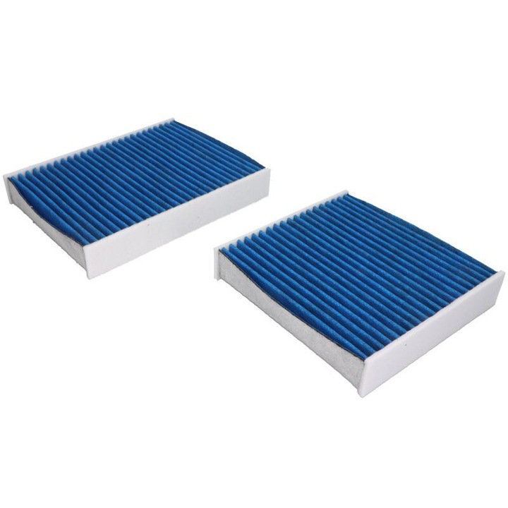 2 db aktív szén utastérszűrő készlet BOSCH kompatibilis Citroen C3 / C3 Origin III, C3 II, C3 III, C4 Cactus, Ds3