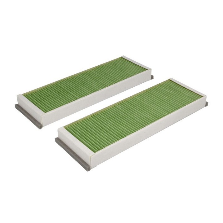 Set 2 filtre habitaclu anti-alergic PURFLUX compatibil cu Audi A6 Allroad C6, A6 C5, A6 C6, R8, R8 Spyder