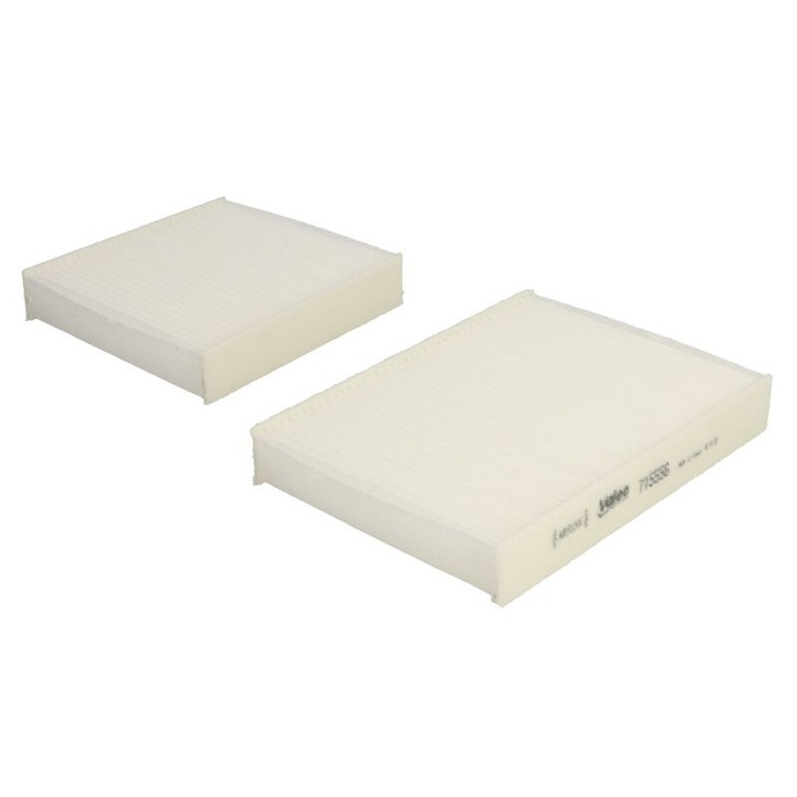Set 2 filtre habitaclu VALEO compatibil cu Citroen C3 / C3 Origin III, C3 II, C4 Cactus, Ds3