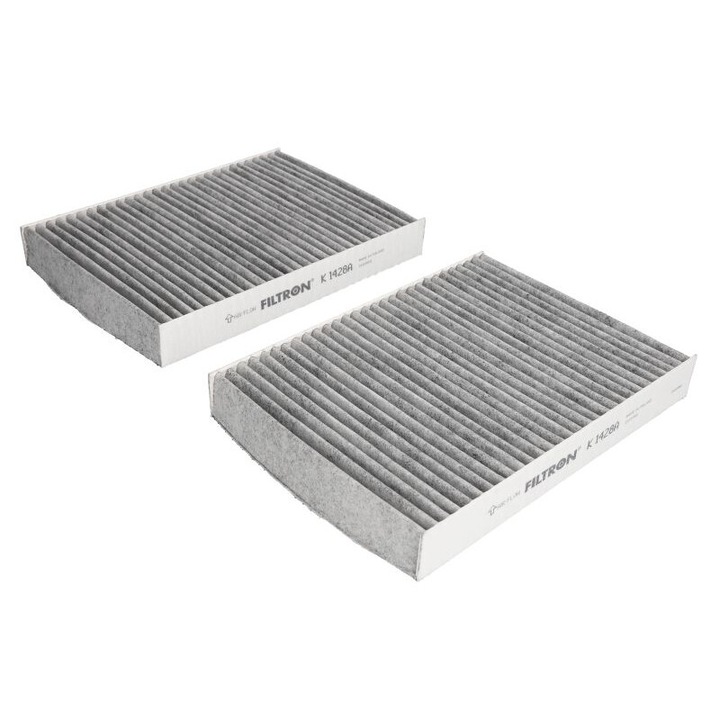 Set 2 filtre habitaclu cu carbon activ FILTRON compatibil cu Bmw 5 G30, F90, 5 G31, 6 Gran Turismo G32, 7 G11, G12, 8 G14, F91, 8 G15, F92, 8 Gran Coupe G16, F93, X5 G05