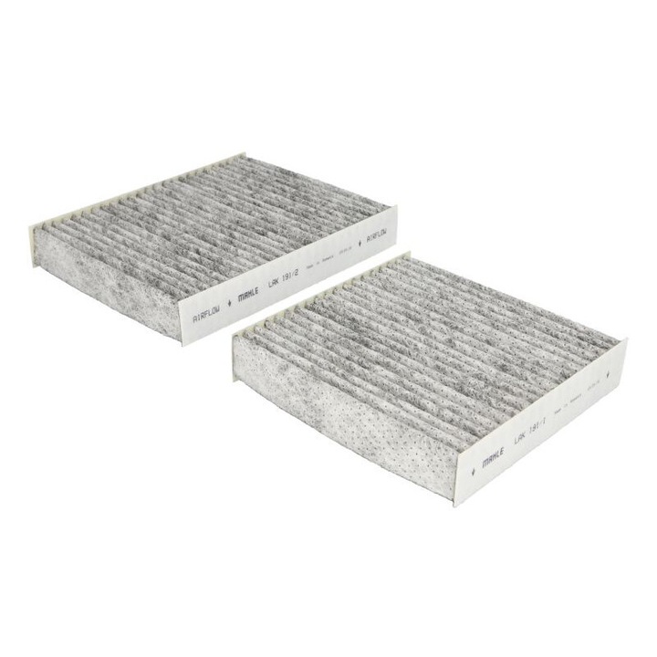 2 db Utastérszűrő készlet aktív szénnel, a Ds Ds 3-mal kompatibilis, KNECHT