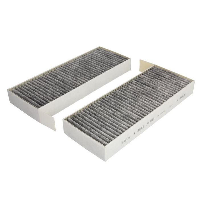 2 db Utastérszűrő készlet, KNECHT, aktív szénnel, kompatibilis az Opel Astra L-vel