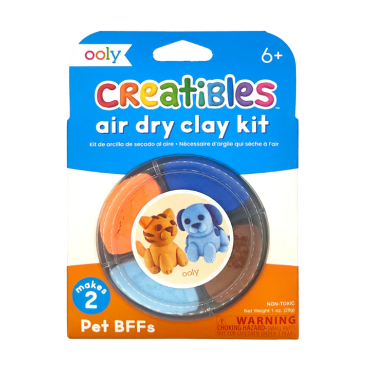 Пластилин, сушене на въздух - Pet, Creatibles, DIY set 4 цвята
