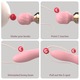Vibrator pentru femei, Bagheta Magica cu Incalzire pentru Femei - Dildo cu Doua Capete, 10 Moduri de Vibratie, Masaj G-Spot, Jucarie Sexuala pentru Placere Intensa, ROZ