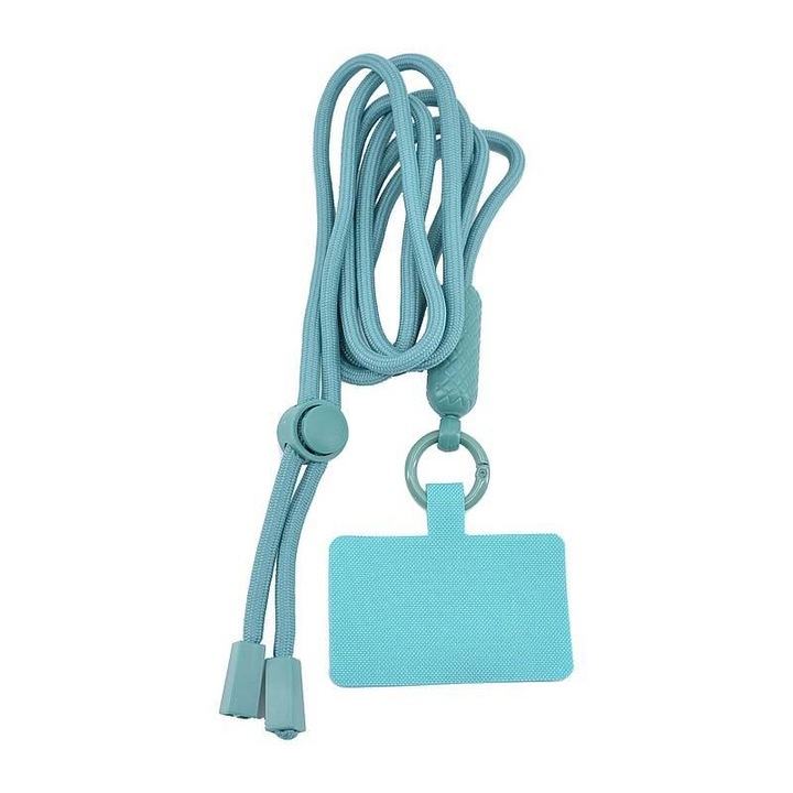 Zsinóros univerzális kábel, bármilyen telefonmodellhez kompatibilis, türkiz