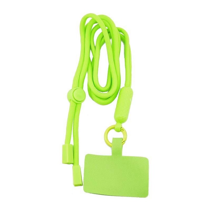 Zsinóros univerzális kábel, bármilyen telefonmodellhez kompatibilis, zöld