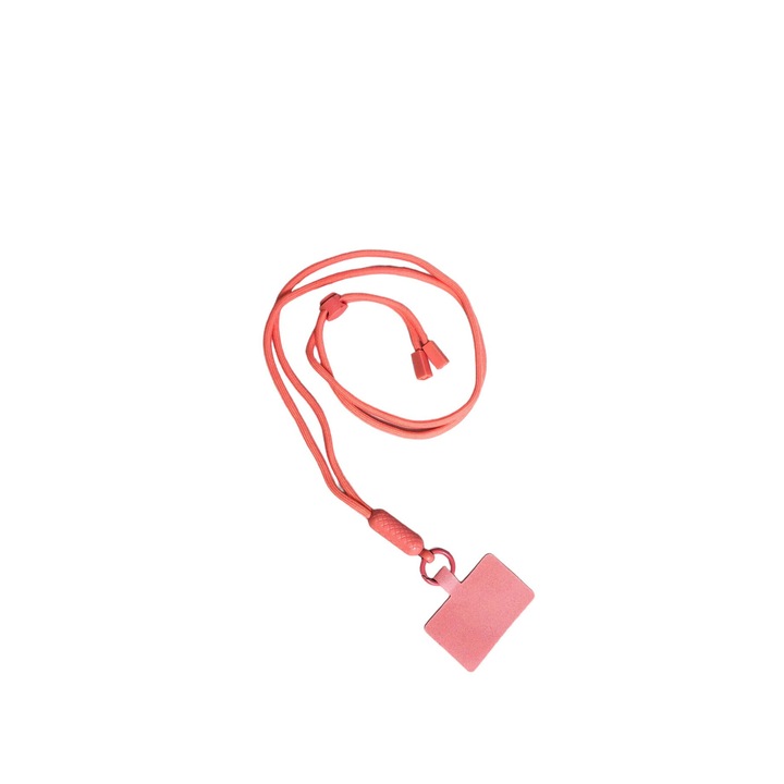 Univerzális zsinóros zsinór, bármilyen telefonmodellhez kompatibilis, lazac rózsaszín