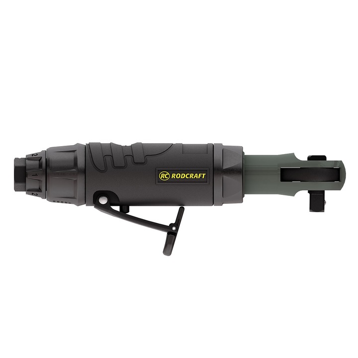 Cheie cu clichet, pneumatica, cap patrat 3/8", priza aer 1/4", cuplu maxim 50Nm, Rodcraft RC3268