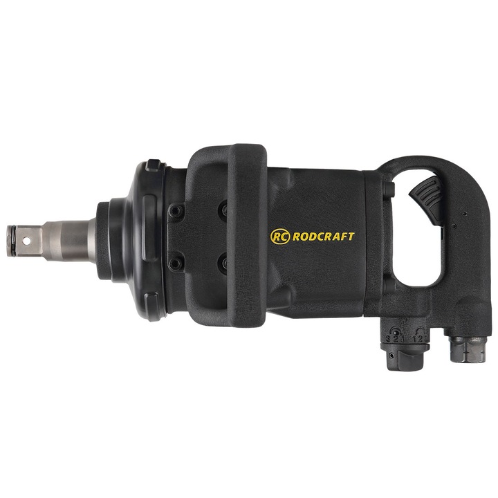 Masina de insurubat cu impact, pneumatica, maner tip D, cap patrat 1", priza aer 3/4", cuplu maxim 2600Nm, Rodcraft RC2461