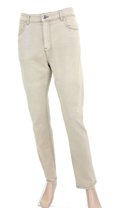 Férfi farmer, Cotton Review, bézs, 34-es méret