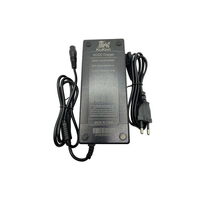Incarcator original KuKirin 54.6V 2A pentru trotineta electrica Kugoo Kirin KuKirin M4 / M4 Pro