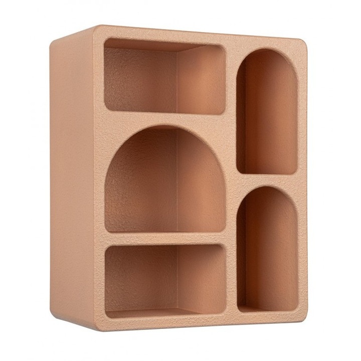 Etajera mdf caramiziu 40x20x48 cm