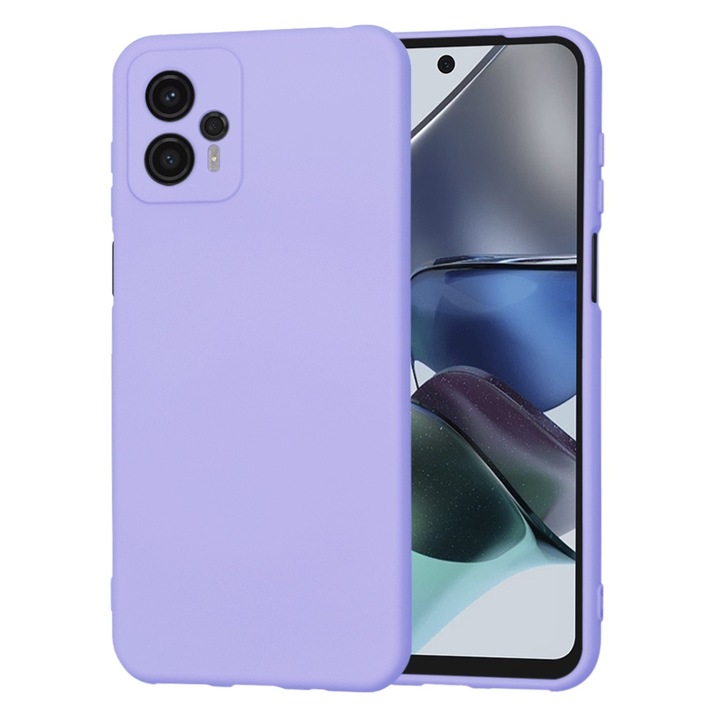 Motorola Moto G23, Cipsir Urban, SoftFlex, M62, szilikon, világos szilva lila védőtok