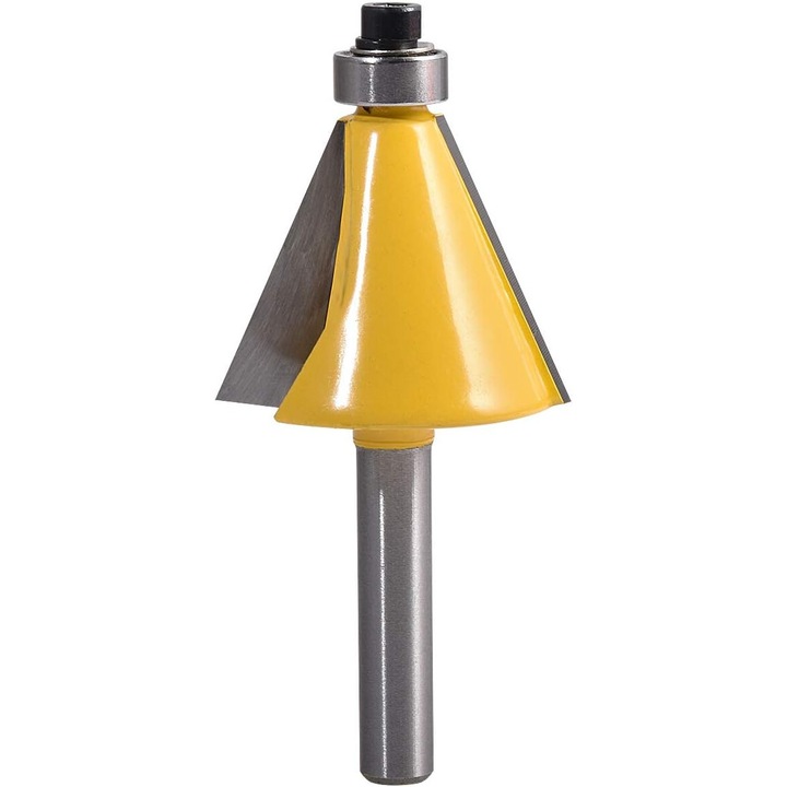 Accesorii frezare, Enforose, freze cu unghi, insertii carbura YG6X, 1/4 inch, pentru lemn, acril