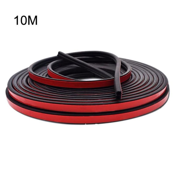 Banda etansare auto, QttvbTna, cauciuc, negru, 10m