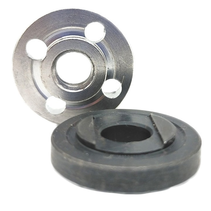 Комплект фланци за ъглошлайф QttvbTna, метал, черно сребристо