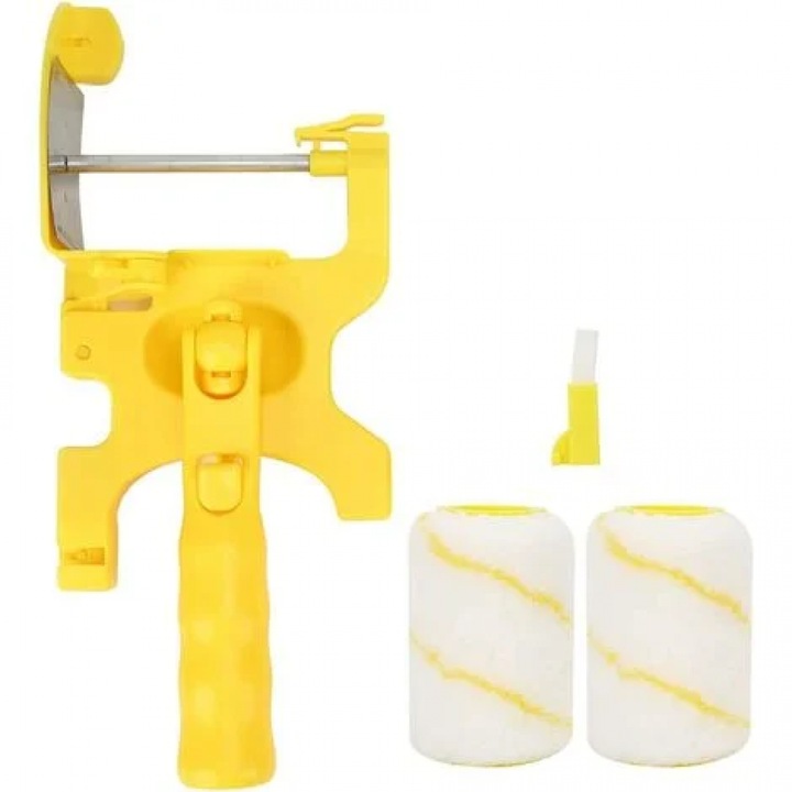Set unelte de vopsit Enforose, maner ergonomic, componente detasabile, galben
