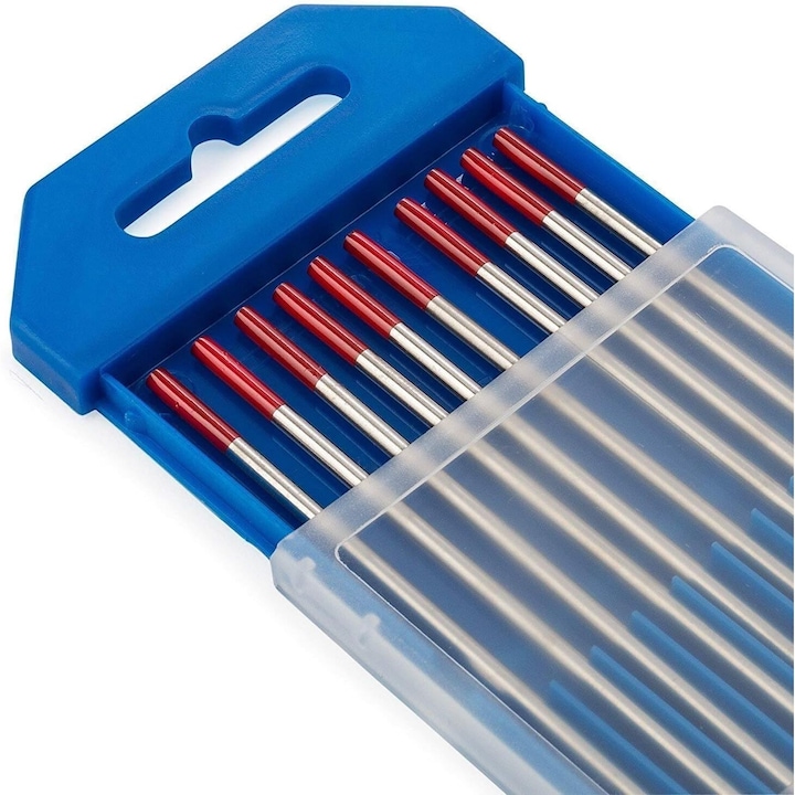 Volfrám elektródák Tig hegesztéshez 2% tóriummal, 2,0x175 mm, 10 darabos készlet