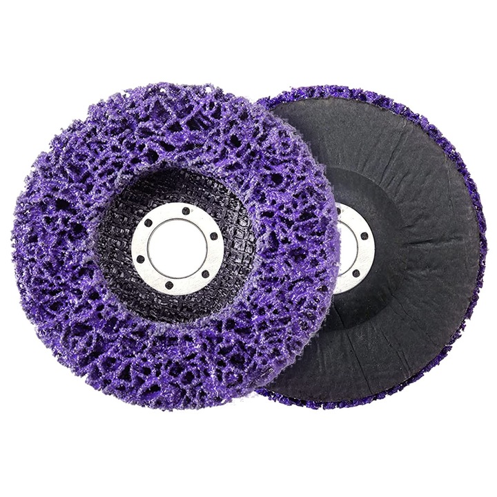 Csiszoló tisztító korongok sarokcsiszolóhoz, 2 db, 115mm, rozsdamentes acél