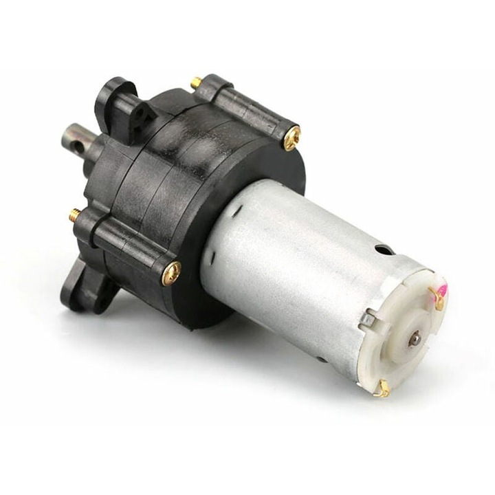 Generator curent continuu 12/24V, Cozevdnt, din metal, negru si argintiu, 130x35x35mm