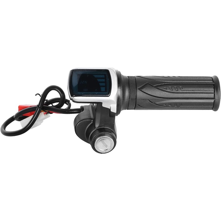 Maner acceleratie bicicleta electrica, AMRINUGL, cablu si comutator, 313g, negru