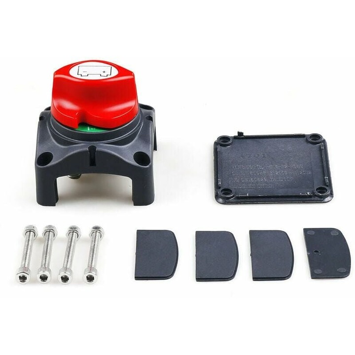 Comutator de baterie Heavy Duty, Enforose, impermeabil, 2 pozitii On/Off, dimensiune compacta