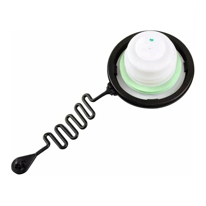 Buson de combustibil construit cu ABS, compatibilitate cu vehiculul cu capac de combustibil legat si prevenirea scurgerilor de combustibil pentru Ford Fiesta MK5 Fusion KA Transit MK8 Custom/Tourneo, reducerea riscurilor de siguranta asigurata