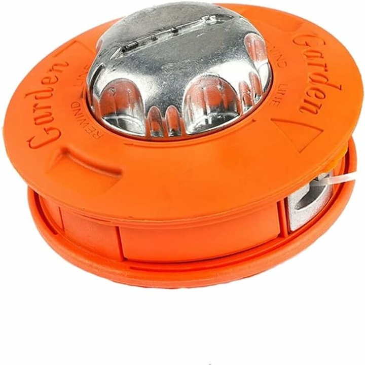 Bobina de taiere universala pentru motocoase M10 x 1.25, fir de nylon 2.4 mm, lungime 2.25 m, diametru cap 14 cm, inaltime 7.5 cm