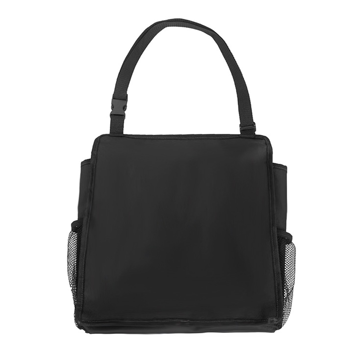 Tárolótáska, longziming, fekete, 39x36x4cm, poliészter