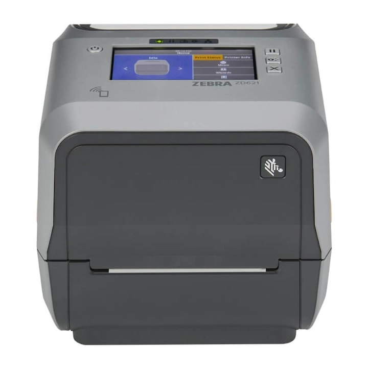Принтер за етикети Zebra ZD621t, 300DPI, 152mm/s, Bluetooth, сив
