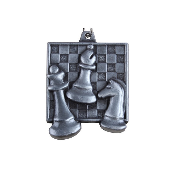 Шахматен медал, Sunrise Chess & Games, метал, сребро
