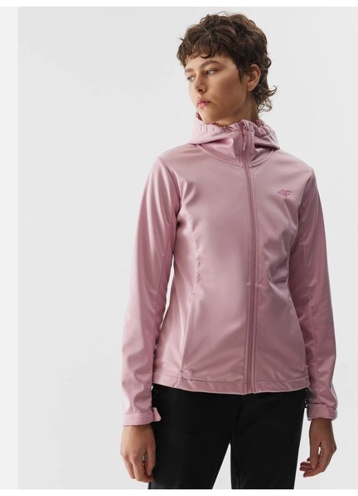 Jacheta dama softshell, 4F, Poliester, Roz