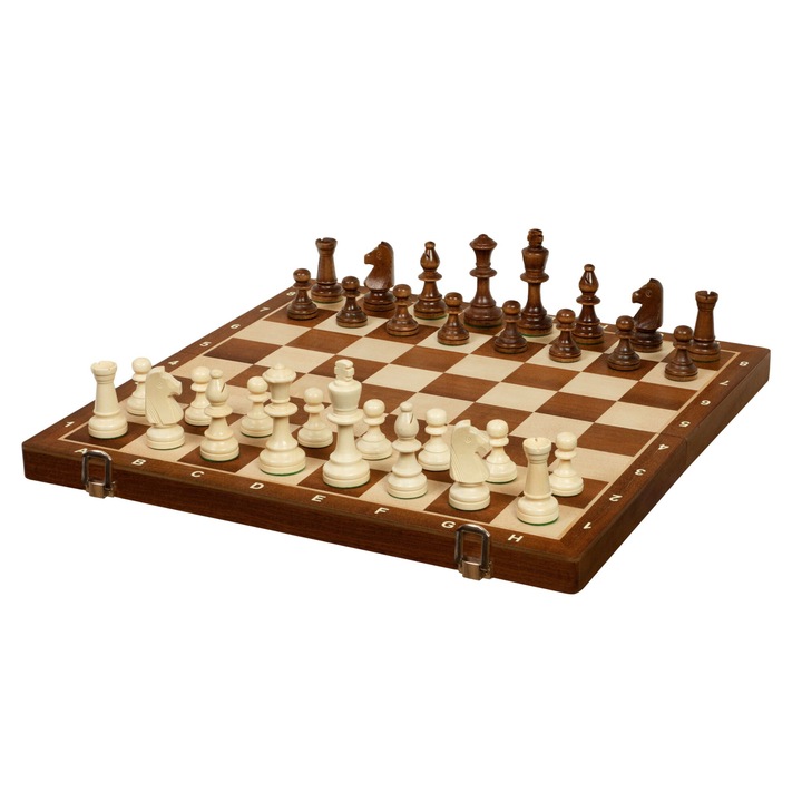 Шах Sunrise nr 5 Exclusive, Mahogany and Maple, Staunton nr 5