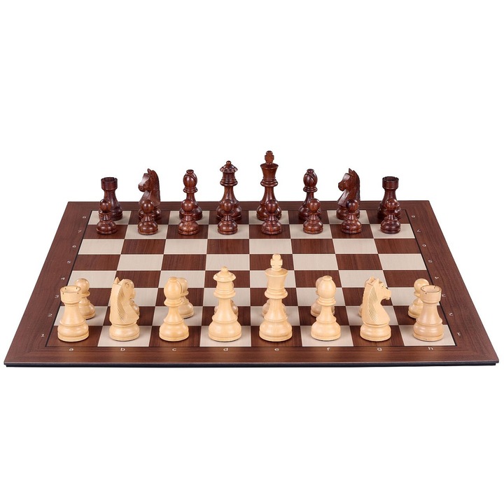 Електронна игра на шах DGT SMART, дърво, 52x52см, кафяво/бяло