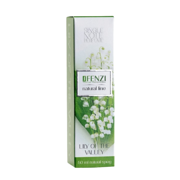 Jfenzi Natural Line Lily Of The Valley Eau de Parfum természetes liliomesszenciákkal, unisex, 50 ml