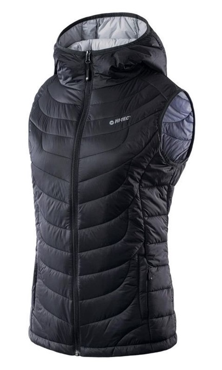 Дамска жилетка, Hi-tec, Найлон, Черно/Сиво, M INTL