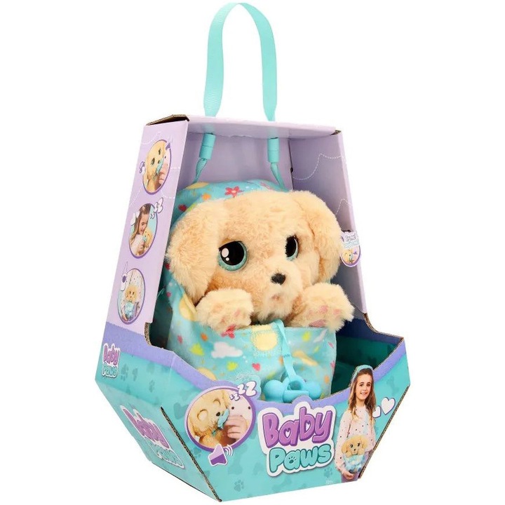 Интерактивна играчка Baby Paws - Лабрадор, 20 см