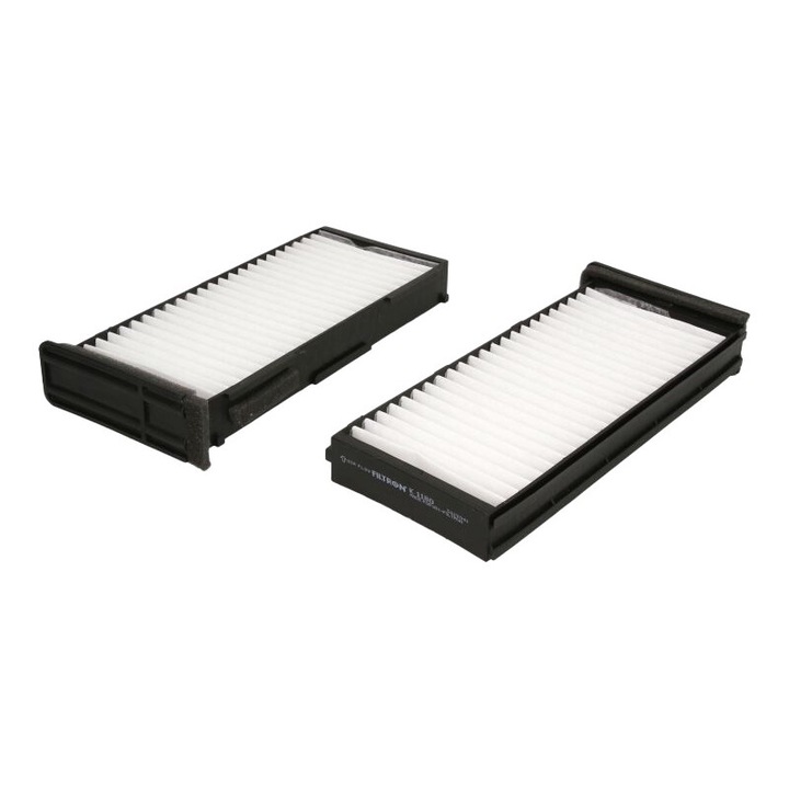 2 db FILTRON utastérszűrő készlet, amelyek kompatibilisek a Mitsubishi Carisma, Colt IV, Colt V, L200, Lancer V, Lancer VI, Lancer VII, Mirage / Space Star VI, Mirage IV, Mirage VI, Pajero III, Pajero Sport I típusokkal