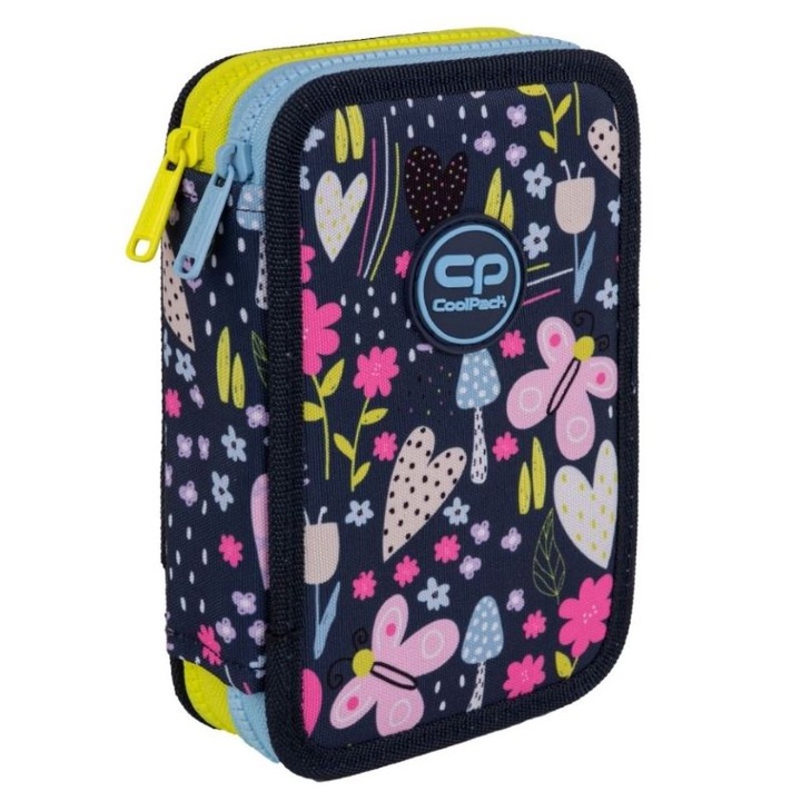 Trusa scolara cu accesorii COOLPACK - JUMPER 2 - In The Garden