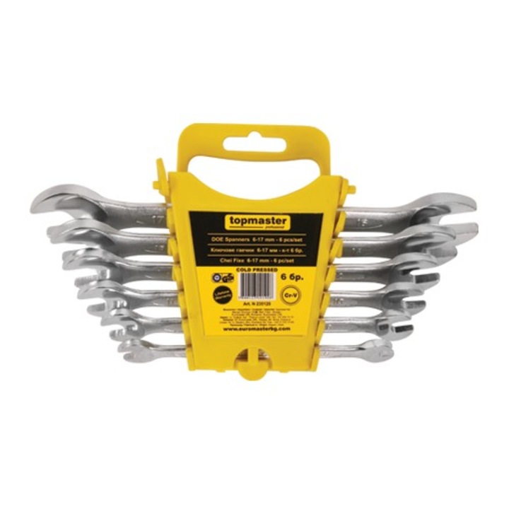 Ключ Master Pro, Звездогаечен 12 броя 6-22mm, CR-V PRESS TMP