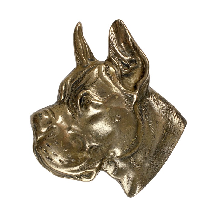 Placa comemorativa caine, Art-Dog, bronz turnat la rece, 30x40cm