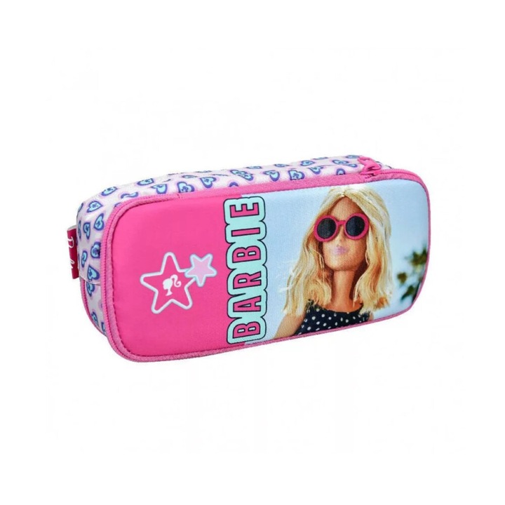 Поставка за химикал Barbie с 2 отделения, розово синя, 26 см
