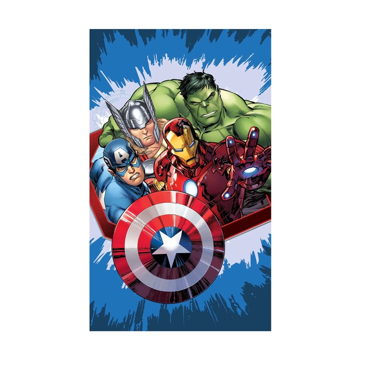 Кърпа за ръце Avengers, синя 30x50 см