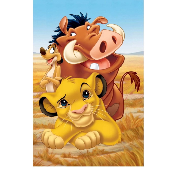 Хавлиена кърпа за ръце Disney The Lion King, многоцветна 30x50 см