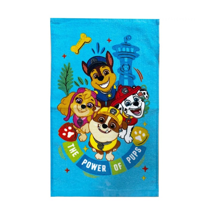 Хавлия за ръце Paw Patrol, синя 30x50 см