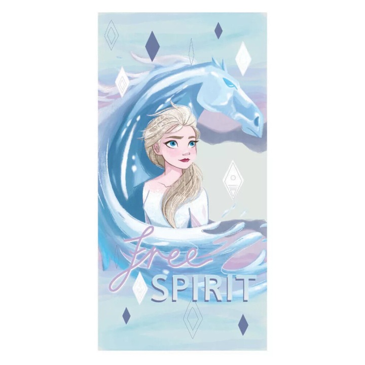 Кърпа Disney Frozen, Хавлиена, 70x137см, бързосъхнеща